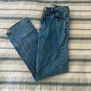 Abercrombie 90s straight ultra high rise jeans